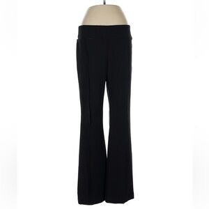 Soho Apparel Womens Sz Large Black Flare Trousers with Side Slit 70s Grunge Y2K